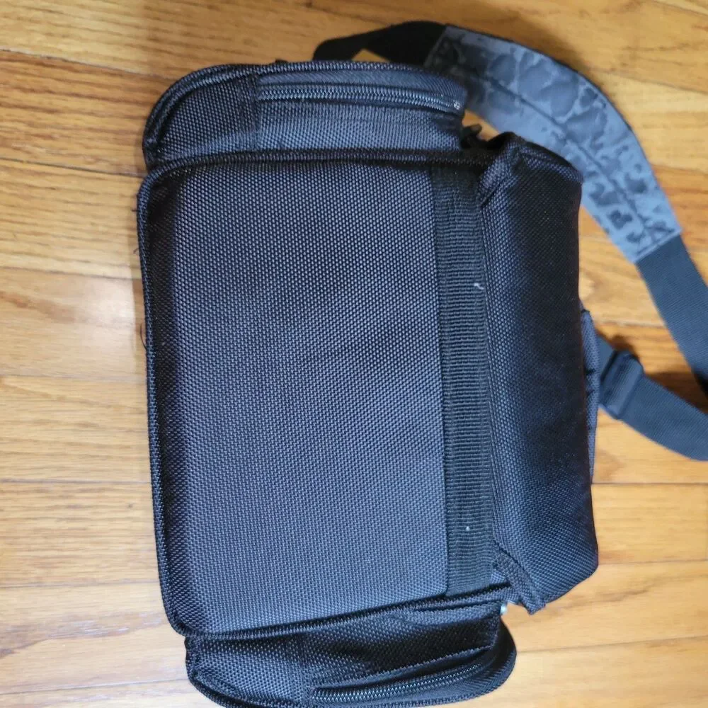 Black Kodak Camera Bag With Strap Inserts
